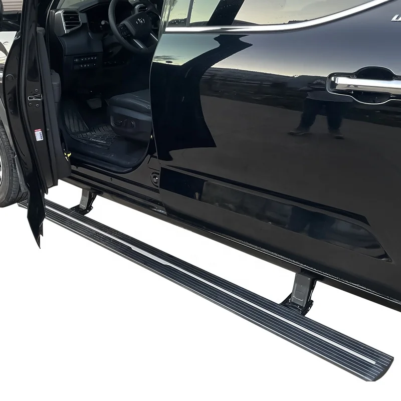 Pedana Passo Per Vw Amarok Crew Cab 2010 2020 Pickup Elettrico Passo Laterale 4X4 Gradino Elettrico Dispiegabile Automatico In Alluminio