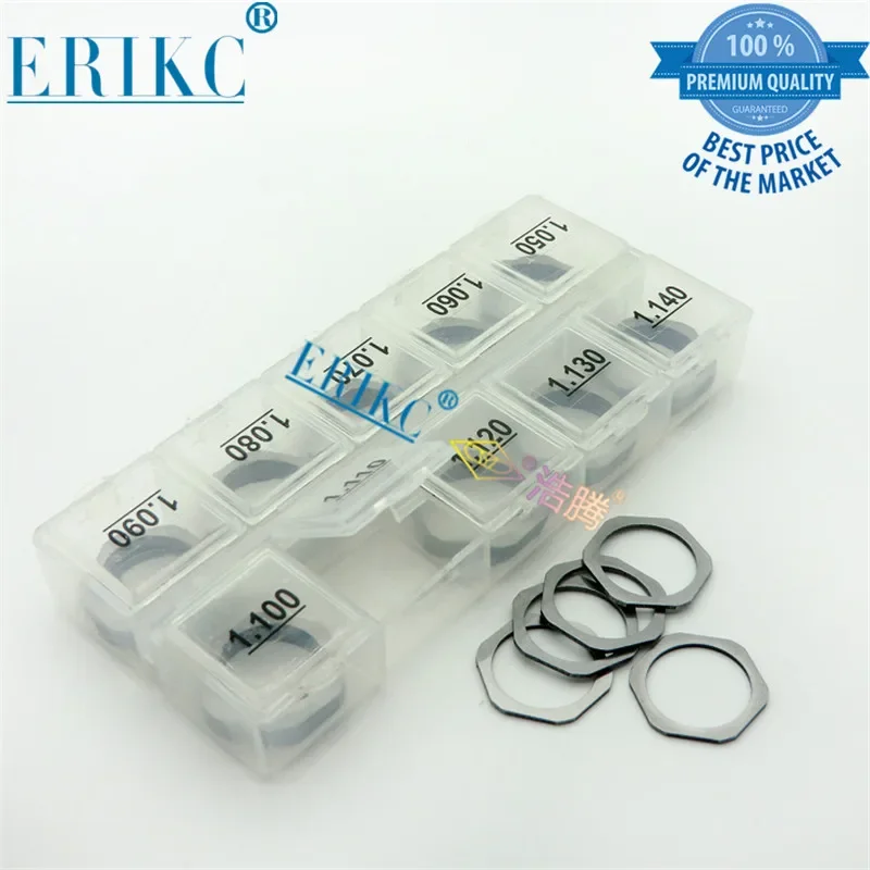 Erikc Liseron Regolazione Shim Common Rail Kit Guarnizioni Iniettore B12 1.05 -- 1.14Mm Diesel Iniettore Di Carburante Shim Guarnizione Motore Auto