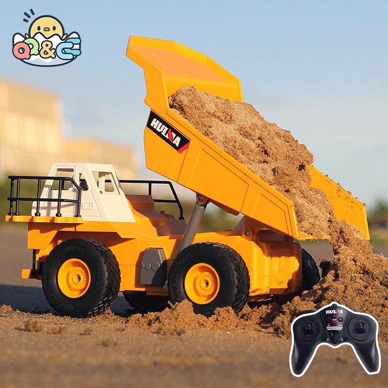 Huina 1517 Rc Dumper Dumper 1/24 Trattore In Lega Telecomandato 2.4G 6 Canali Ingegneria Giocattoli Veicolo Regali Per La Giornata Dei Bambini