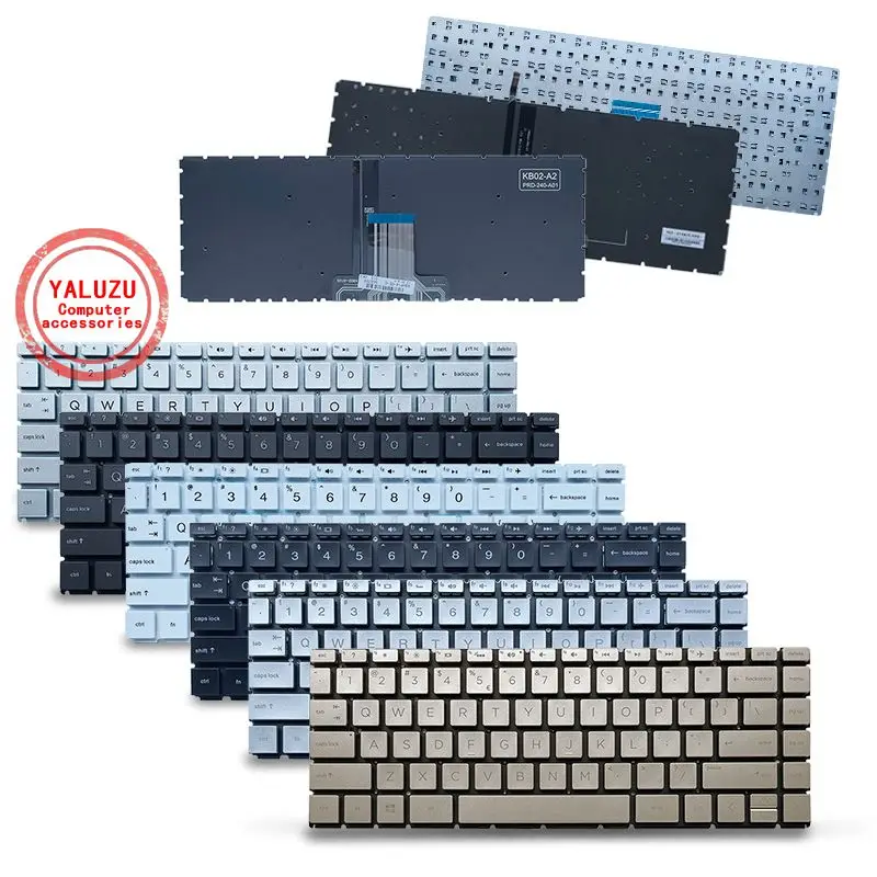 Nuova Tastiera Usa Per Hp 14-Da 14-Bd 14-Cb 14-Cc 14-Dq 14-Fq 14-Dk 14-Dh 14-Ce 14-Ck 14-Cy 14-Cf 14-Cm 114-Dg Laptop Inglese