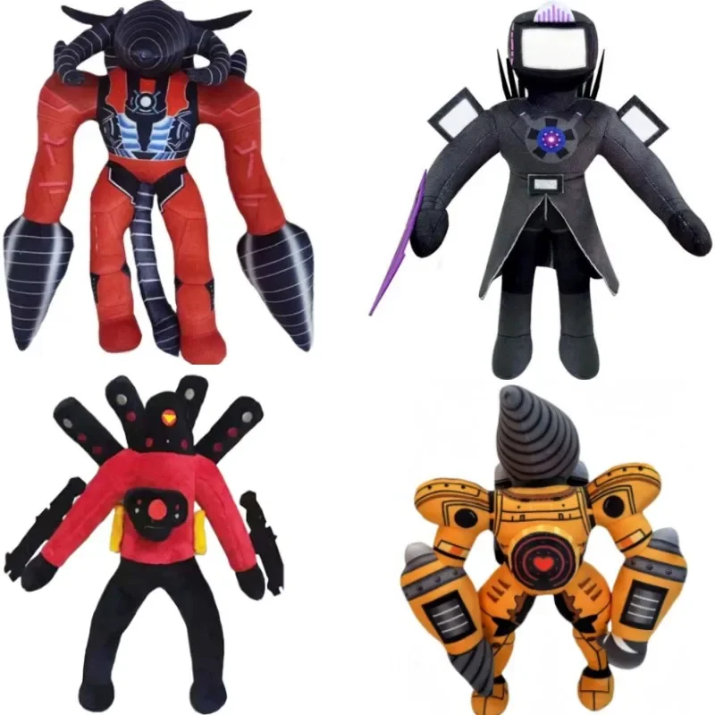 1/11Pcs Skibidi Toilet Peluche Gioco Cartoon Toilet Tv Man Doll Speakerman Boss Farcito Per Bambini Compleanno Regali Di Natale