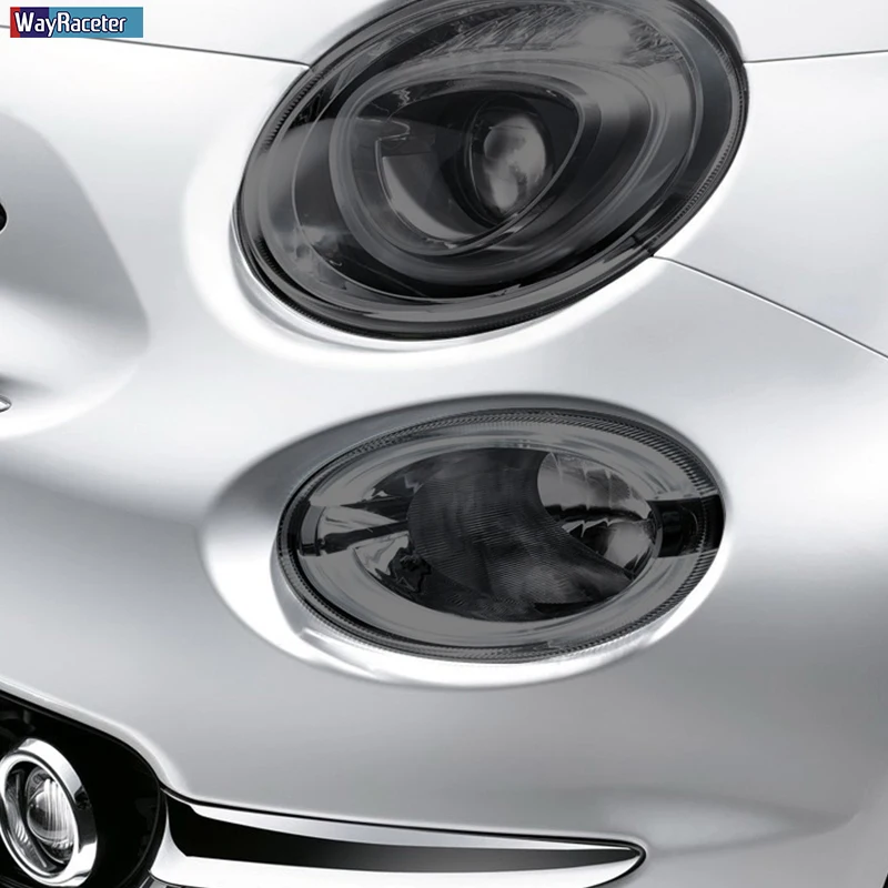 Adesivo In Tpu Nero Trasparente Per Restauro Fari Protettivi Per Fari Auto Per Fiat 500 Abarth 2013-2020 Accessori