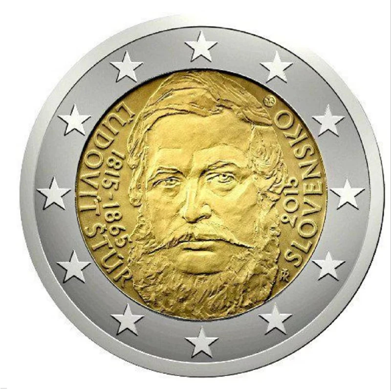 Slovacchia 2015 La Nascita Di Luthervette Schdur 200 2 Euro Moneta Commemorativa Bicolore
