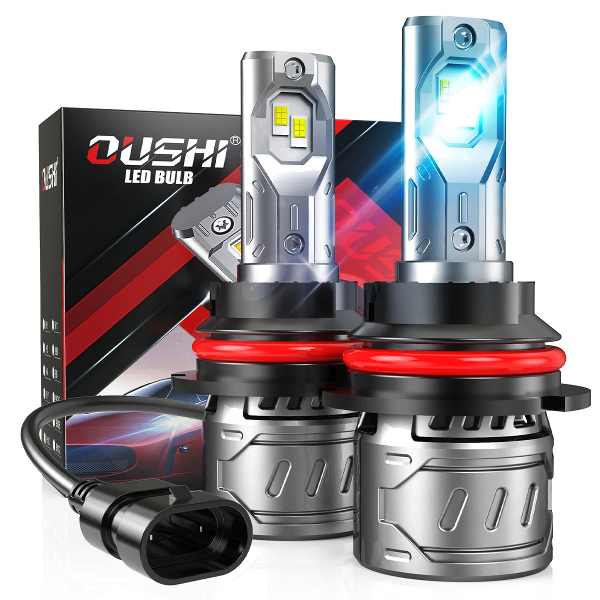 2 Pezzi Canbus 9007 Hb5 Lampadine Per Fari A Led 14000Lm 100W Mini Fari Di Dimensioni Per Suzuki Vitara Samurai Jimny Swift Grand Vitara