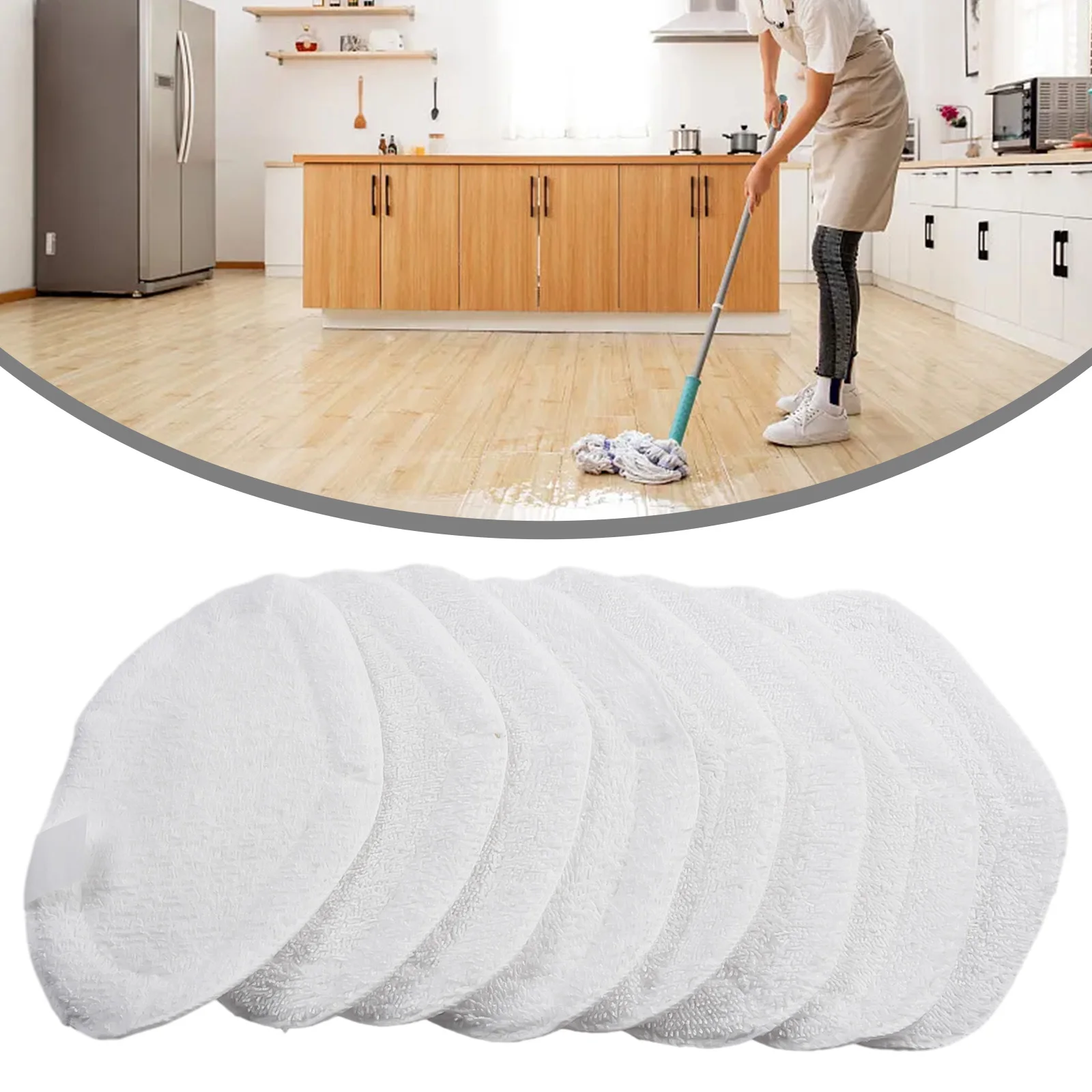 8 Pezzi Per Polti Vaporetto Steam Sv440, Paeu0332 Mop Panno Pad Elettrodomestici Accessori Per Aspirapolvere