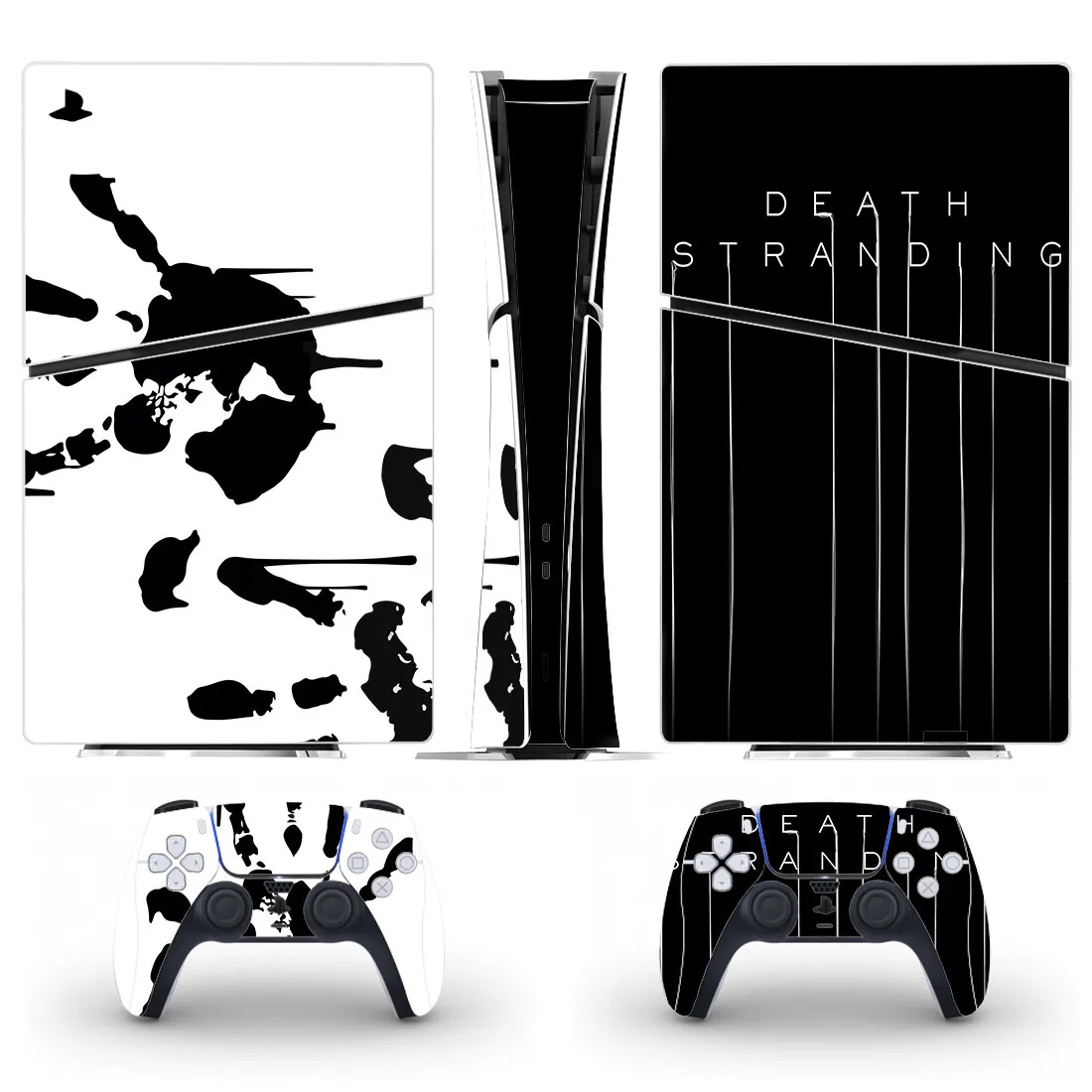 Game Death Stranding New Ps5 Slim Digital Skin Sticker Protector Decalcomania Cover Per Console Controller Ps5 Slim Sticker Vinyl