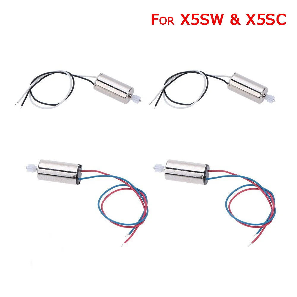 2 Paia * Motori Originali Syma X5Sw Rc Part Cw/Ccw Per Quadcopter X5Sw/X5Sc Rc