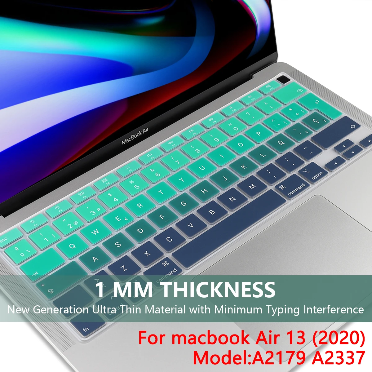 Us Eu Enter Russian Spanish French English Keyboard Cover Film Skin Per Macbook New Air 13 2020 A2179 A2337 Protezione Per Tastiera
