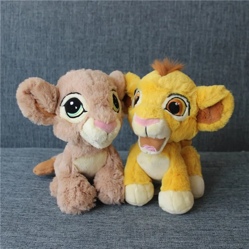 Disney Movie The Lion King Baby Simba E Baby Nala Peluche Ripiene Toy Dolls 23Cm