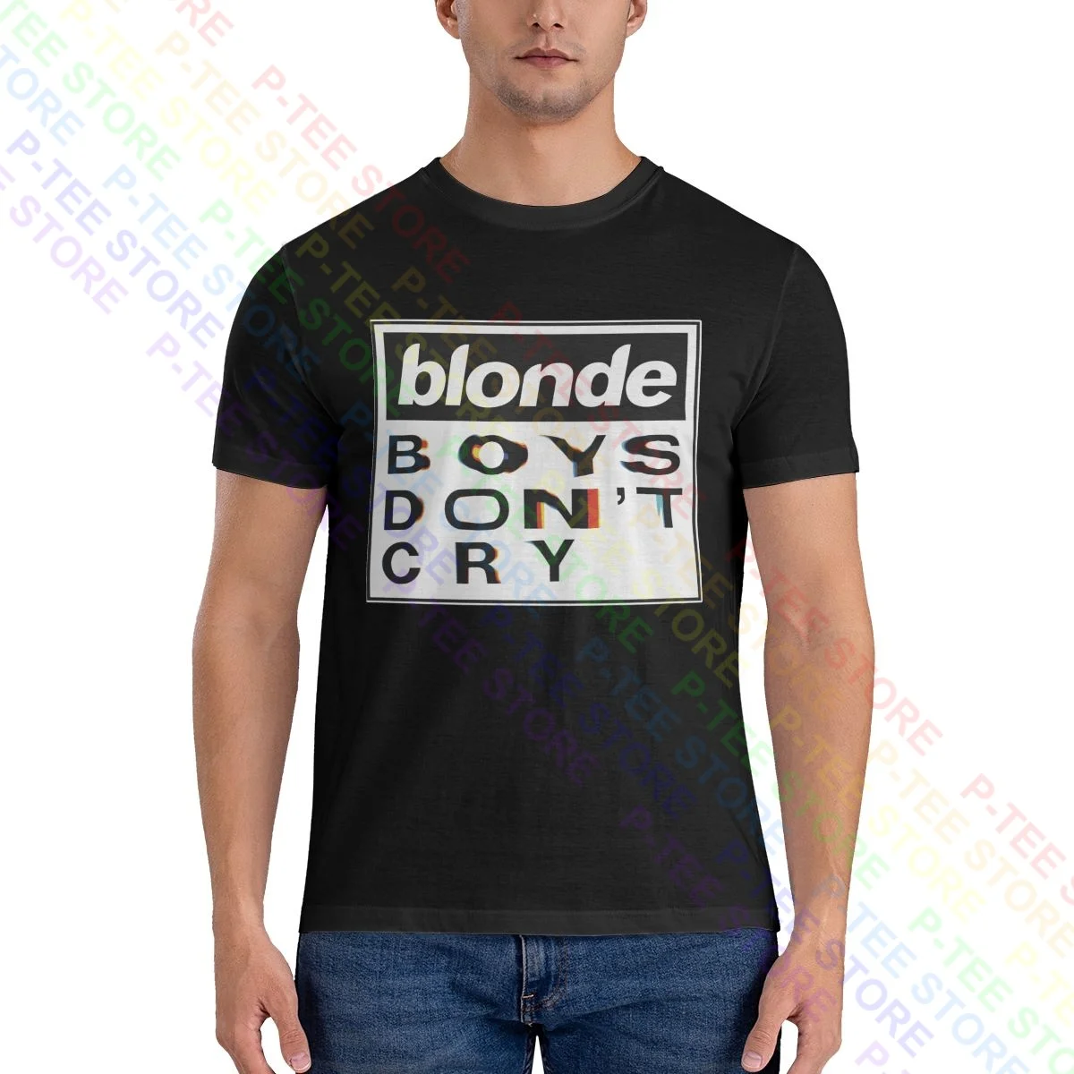 Blonde Boys Non Cry Tour Ocean Music Concert Frank Solo Shirt T-Shirt Daily Harajuku Tee