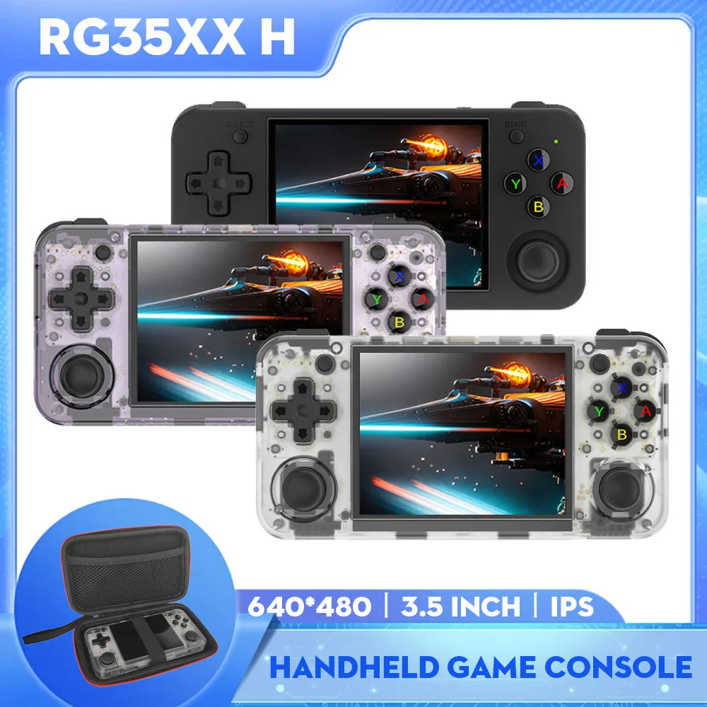 Rg35Xx H Console Di Gioco Portatile Giochi Video Portatili Schermo Ips Da 3.5 Pollici Macchina Per Lettore Video Con Schermo 640*480