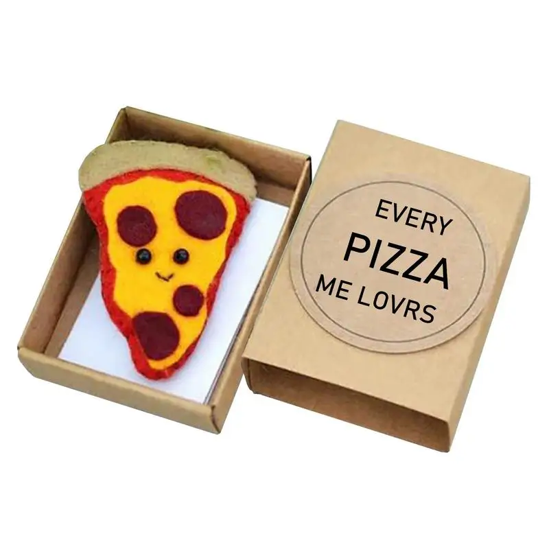 Cute Pizza Match Box Cute Ghost Pizza Match Box Con Una Carta Di Carta Decorazione Di Halloween Gift Craft Bomboniere Per Regalo Di Festa