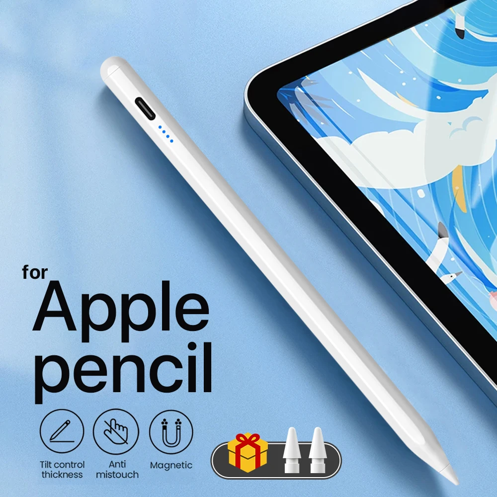 Per Ipad Pencil Palm Rejection Stylus Apple Pencil Per Accessori Ipad 2022 2021 2020 2019 2018 Pro Air Mini Penna Capacitiva