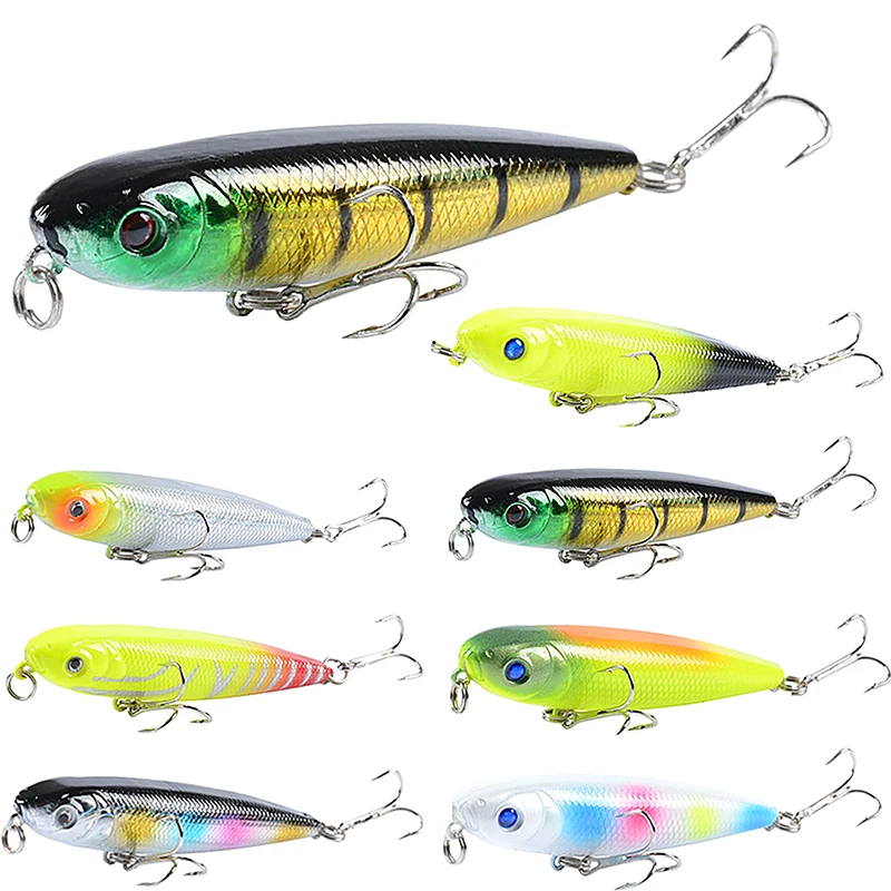 Luya Imitation Bait Pencil 8Cm Zizi Dog Water Surface Is Plastic Bait Fishing Gear