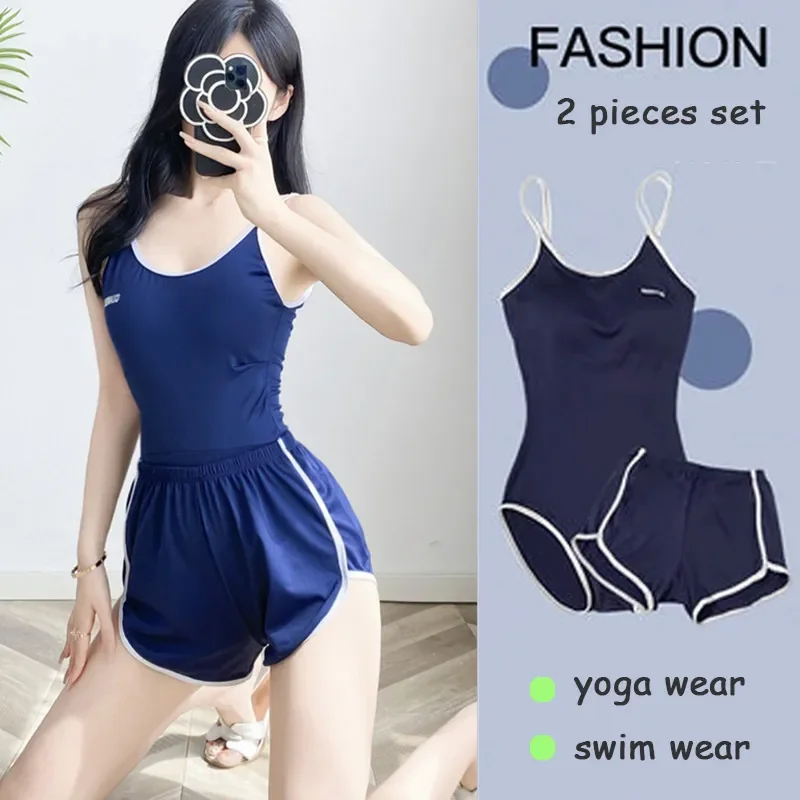 Abbigliamento Da Yoga Classico Standard Da Donna Swim Wear One Piece Girl Teen Wear Swimwear Indoor Slim Costume Da Bagno Monokini