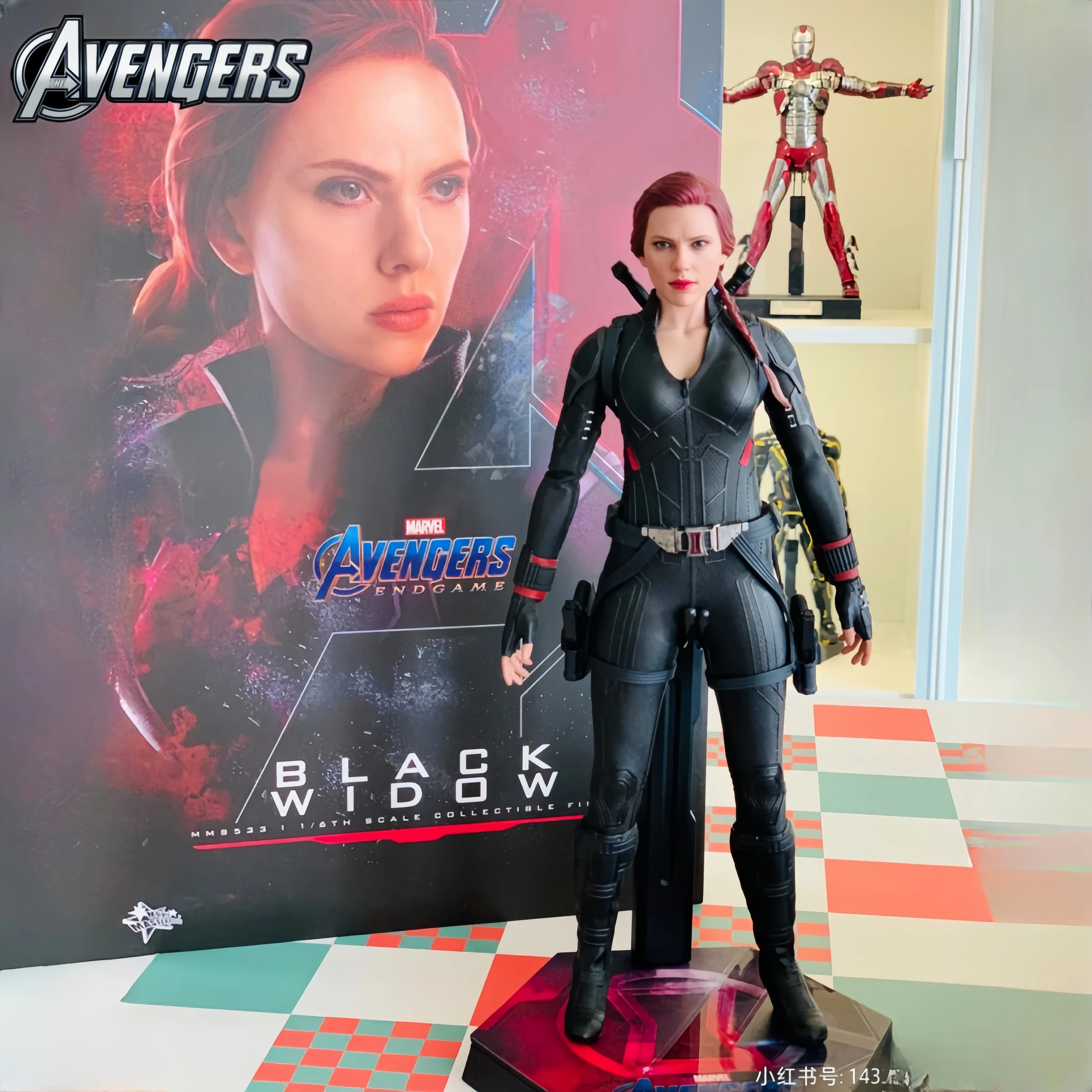 12 Pollici Hottoys Avengers Endgame Black Widow Action Figure Modello Ht1/6 Mms533 Figurine Statue Figure Halloween Christmas Toy