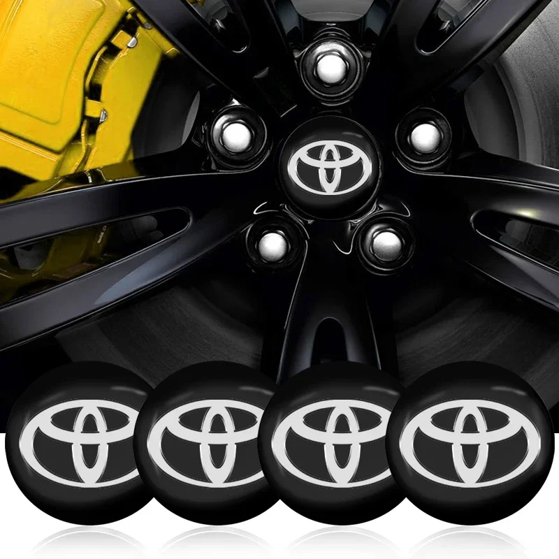 Car Goods 56Mm Car Tire Wheel Center Hub Cap Badge Sticker Per Toyota C-Hr Prado Rav4 Yaris Hilux Prius Avensis Corolla Camry