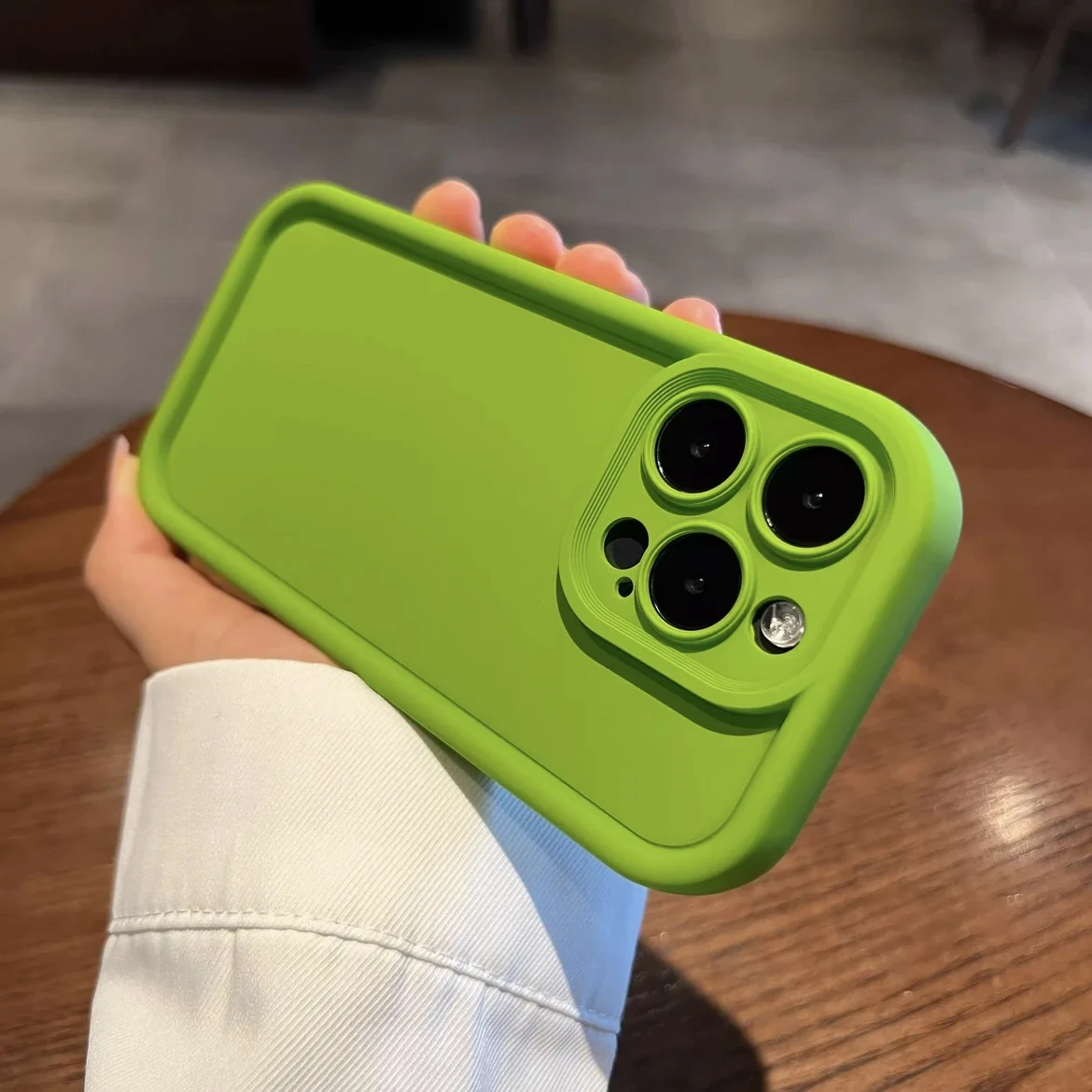 Prezzi Scontati All'Ingrosso Custodia Per Telefono Coppia Tinta Unita Con Bordo Solido Per Iphone 1514 13 12X11 Pro Xs Max Xr Coque Fundas