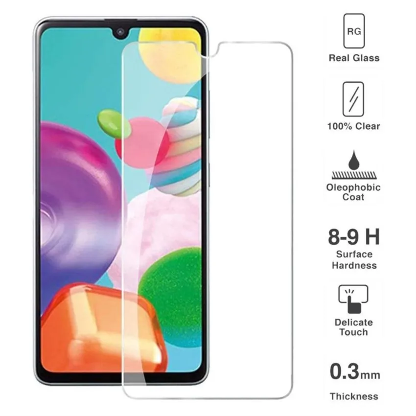 3Pcs Glass On The For Samsung Galaxy A41 Tempered Glass Sm-A415F Dsn Dsm Screen Protector For Galaxy A 41 Glass Toughened Film