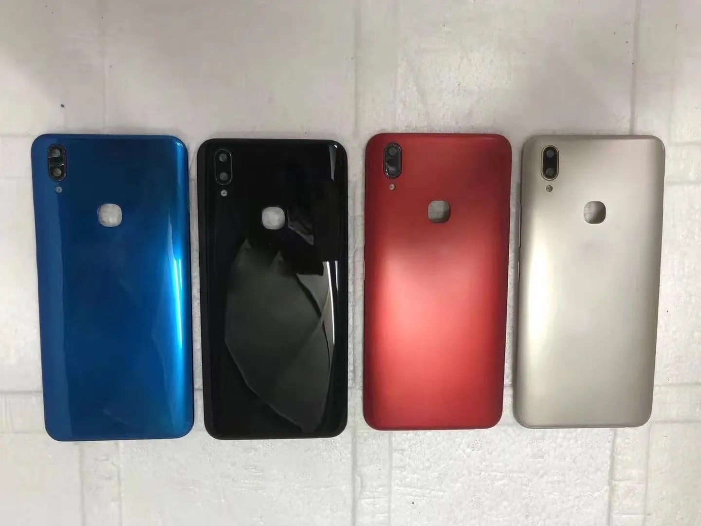 Per Vivo V9 Y85 Y85A V9 Pro / V9 Youth Edition Z1 Z1I Coperchio Batteria Posteriore Custodia Custodia Con Parti Di Ricambio Dell'Obiettivo
