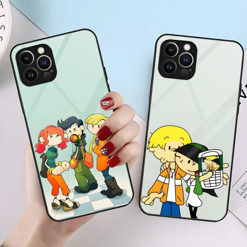 Custodia Per Telefono Per Bambini Next Door Per Iphone 14 Pro 12 13 11 Mini X Xs Xr Max 8 7 6 Plus Se 2020 Glass Luxury Back Cove