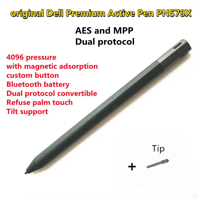 Dell Lenovo Pn579X Penna Attiva Stilo Per Dell Xps 15 9575, Xps 15 9570 Xps 13 9365 Latitude 11 (5175),5179, 7275, Precision 5530