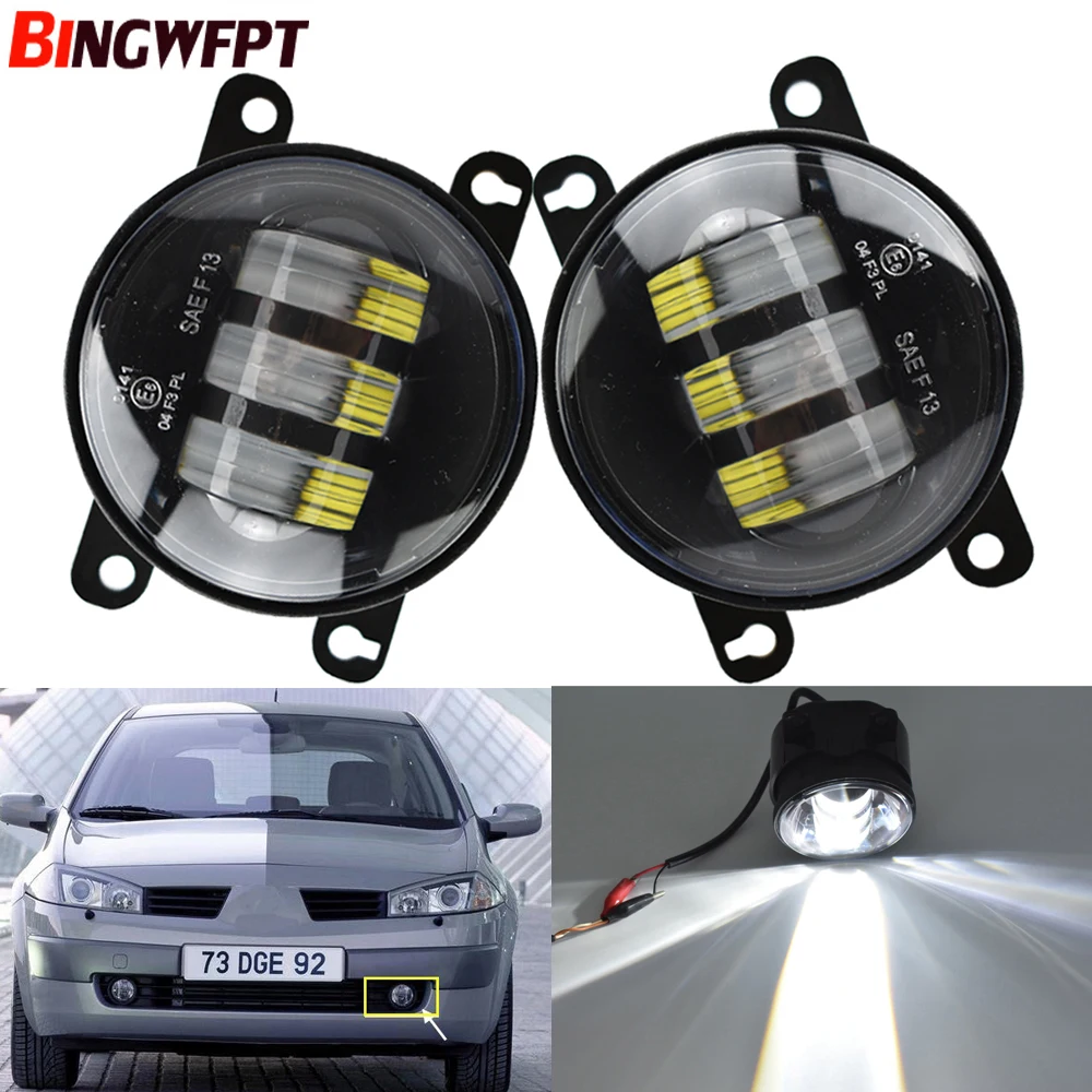 Car Styling Led Fendinebbia Faro Per Renault Megane 2 Saloon Lm0 Lm1 2003-2015 Per Megane 2 Estate Km0 Km1 2003-2015