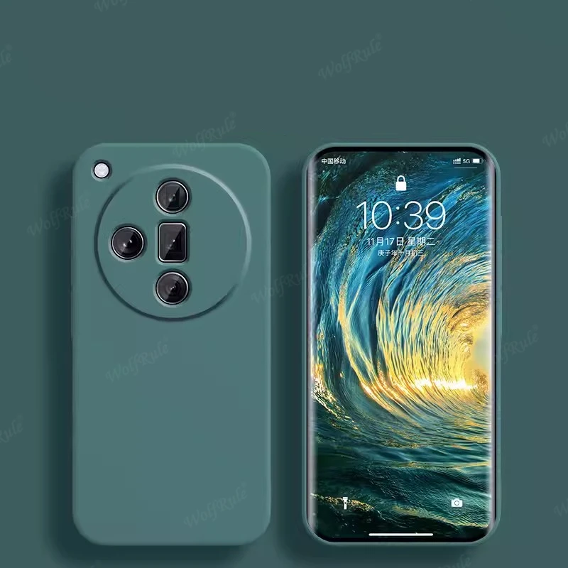 Per Oppo Find X7 Pro Custodia Cover Oppo Find X7 Pro Capas Silicone Liquido Antiurto Tpu Soft Cover Oppo Find X7 Ultra Pro Fundas