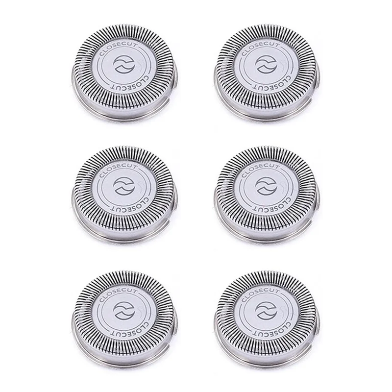 Confezione Da 6 Testine Di Ricambio Sh30 Per Philips Norelco Shaver Series 3000, 2000, 1000 E S738, Con Lame Affilate Durevoli