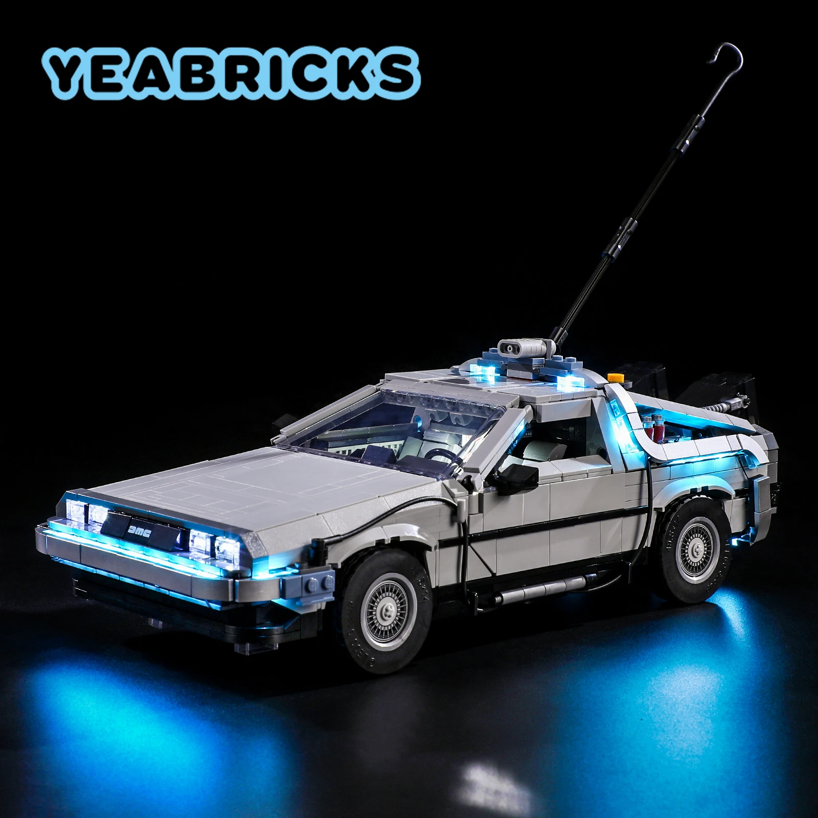 Yeabricks Led Light Kit Per Il 10300 Back To The Future Time Machine Building Blocks Set (No Model) Giocattoli In Mattoni Per Bambini
