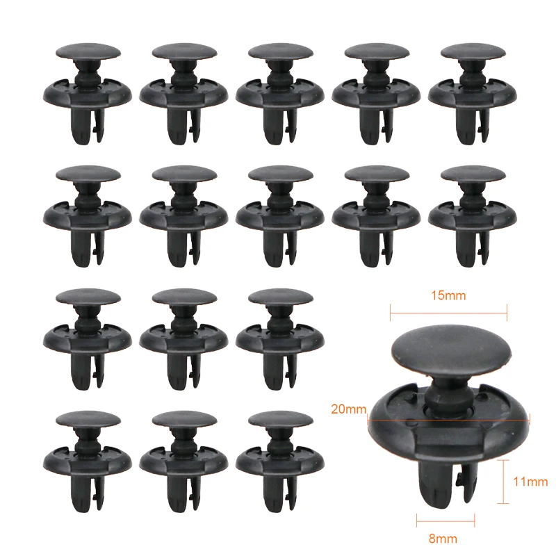 20 Pz Auto Paraurti Fissaggio 8Mm Foro Per Mitsubishi Lancer Asx Outlander Asx Mirage Attrage Automobile
