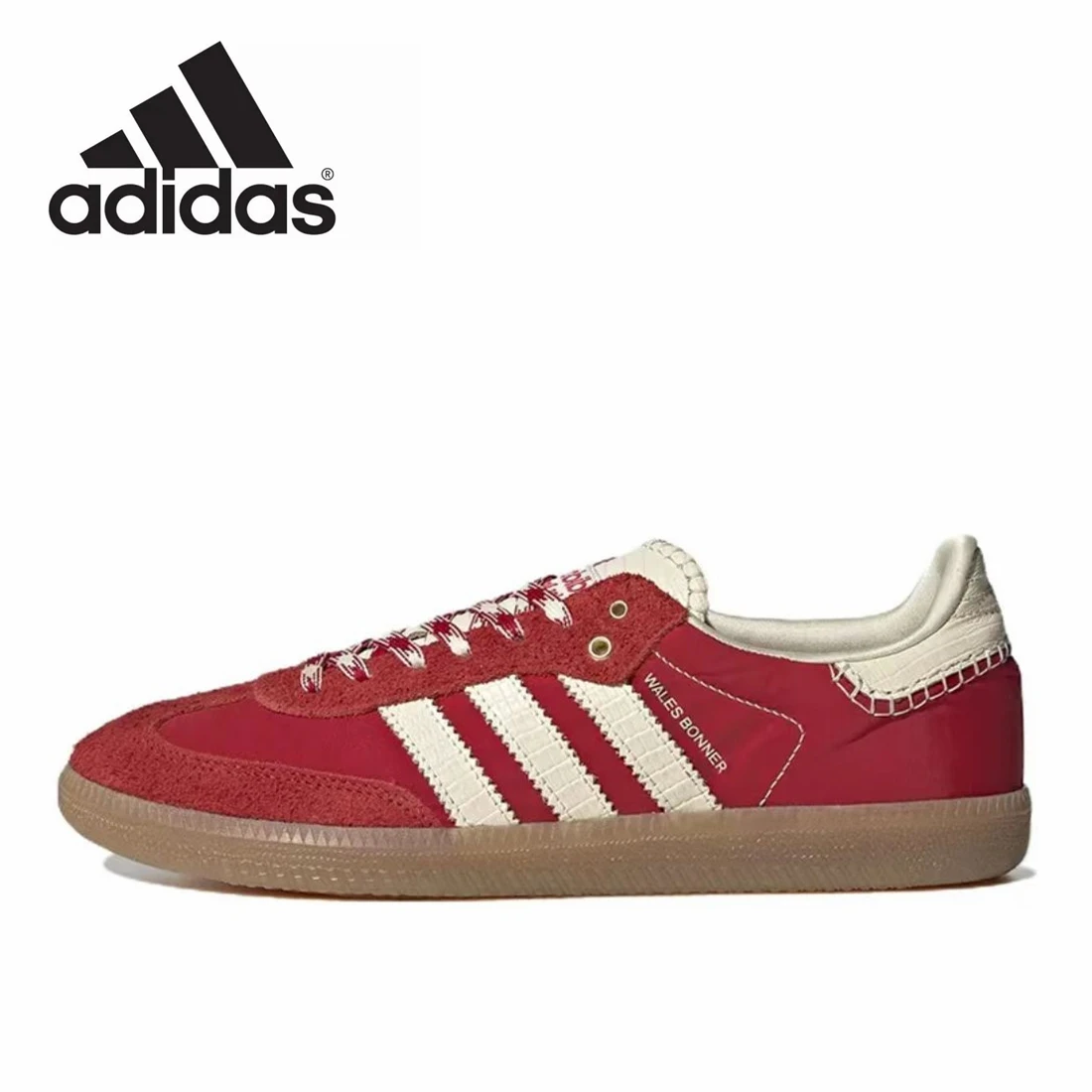 Adidas Samba Galles Bonner Red White German Training Gazelle Shoes Retro Versatile Sport E Casual Board Shoes Sneakers