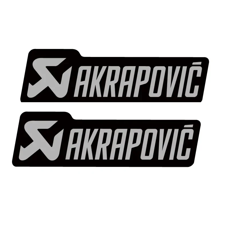 Stack Stack Sticker Di Scarico Per Adesivi Moto Epossidici Akrapovic Per Akrapovic Logo Decalcomanie Impermeabili Accessori Adesivo Di Scarico