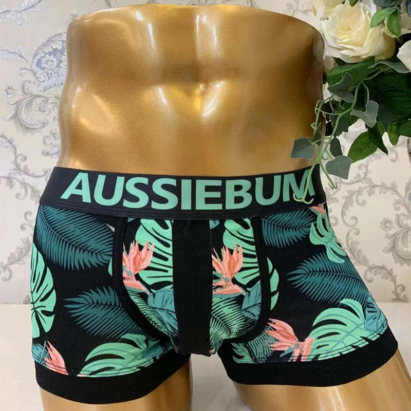 Intimo Da Uomo A Vita Bassa Traspirante Stampato Beach Wind Boxer Shorts Moda Boxer Da Uomo Intimo Da Uomo Aussiebum