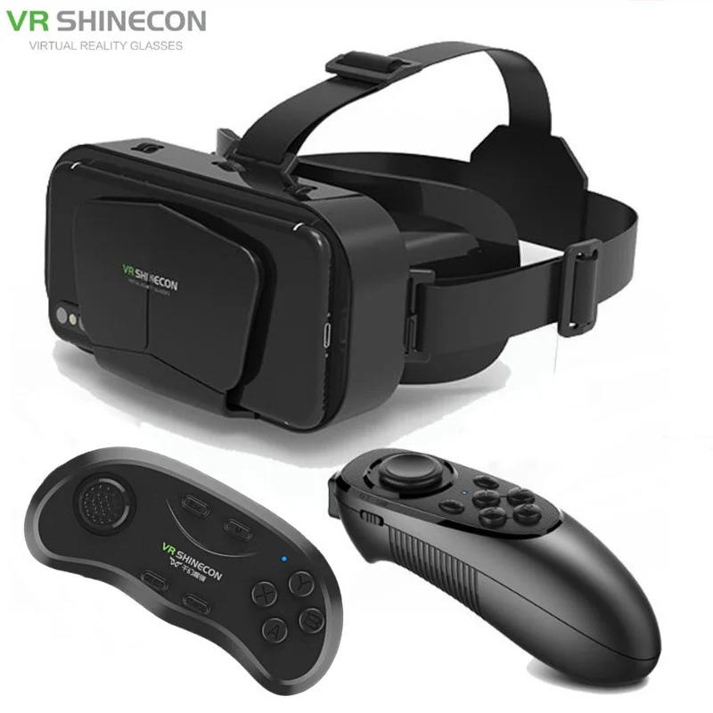 G10 Imax Giant Screen Vr Glasses 3D Virtual Reality Box Google Cardboard Helmet Per Joystick Abbinato Per Smartphone Da 4.7-7 Pollici
