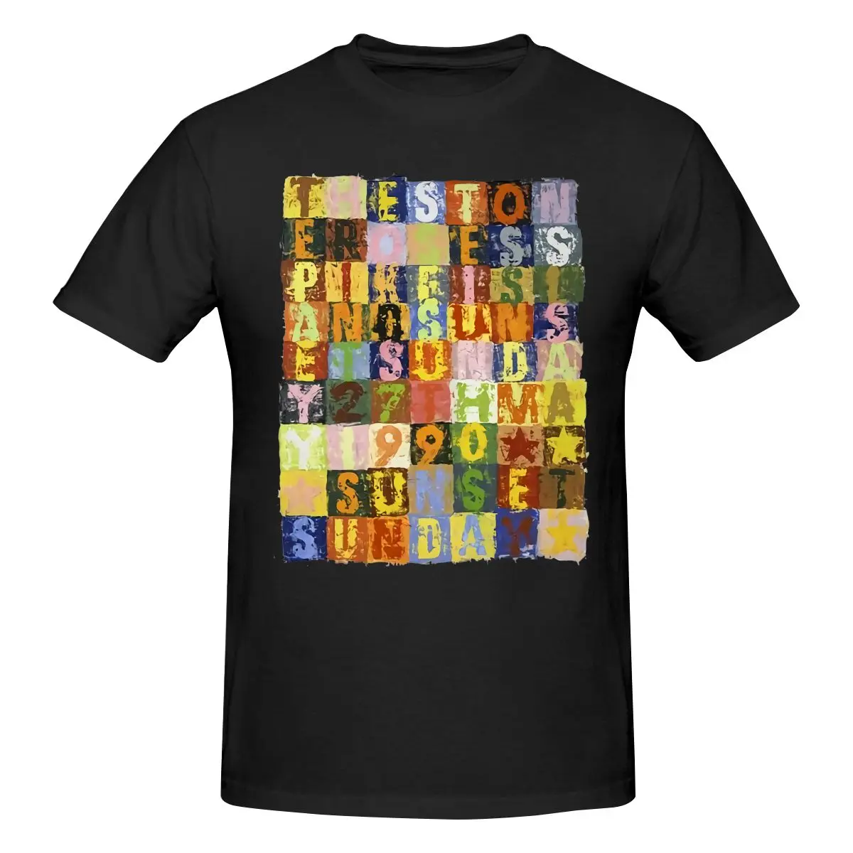 The Stone Roses Spike Island T Shirt Uomo Lavato A Maniche Corte Estate Retro High Street Allentato Top Uomo Abbigliamento Magliette Grafiche