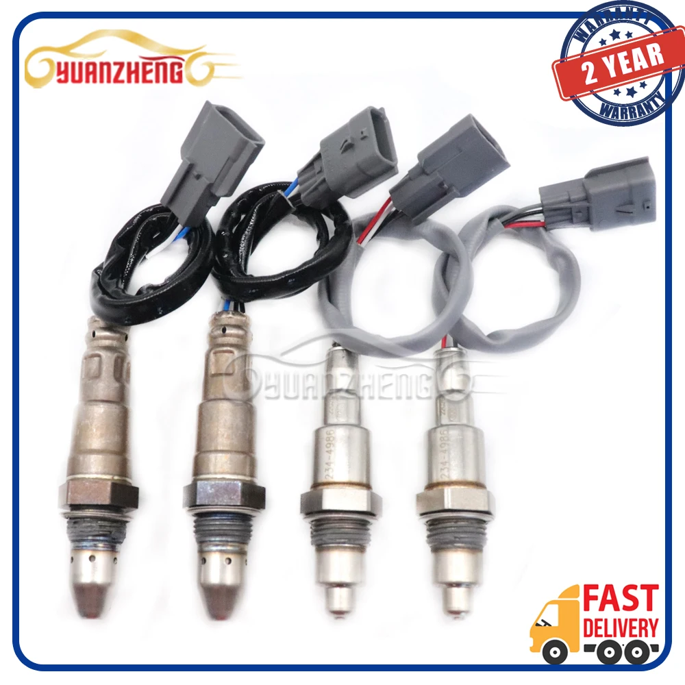 4 Pz Up & Downstream Lambda O2 Sensore Di Ossigeno 234-9148 234-4985 234-4986 Per 2015-2019 Infiniti Qx60 Altima Murano Pathfinder 3.5L