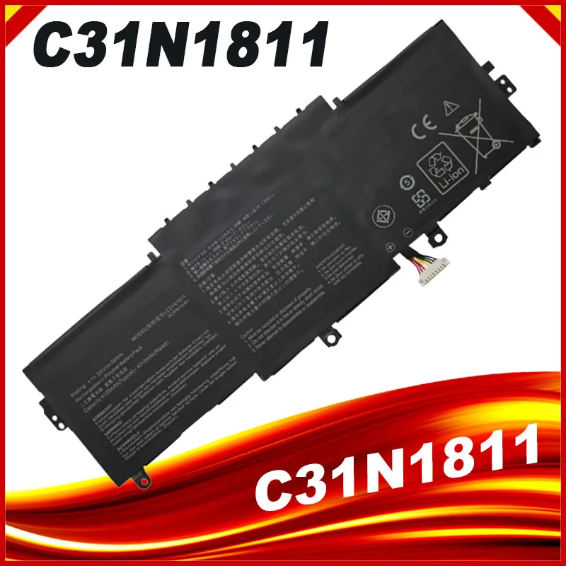 Batteria Per Laptop C31N1811 11.55V 50Wh Per Asus Muslimb Bx433Fn Ux433Fn-2S Per Zenbook 14 Ux433F Ux433Fa-A5046R