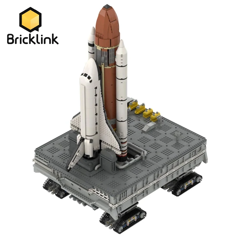 Bricklink Ideas City Space Shuttle Launch Tower Platform Building Blocks 10283 Creative Expert Spaceship Rocket Bricks Giocattoli Per Bambini