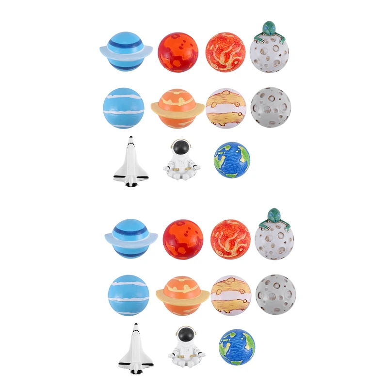Hot 22Pcs Adesivo Magnetico Astronauta Magnete Frigorifero 3D Magnete Frigorifero Creativo Decorazione Della Casa Magnete Navetta Spaziale