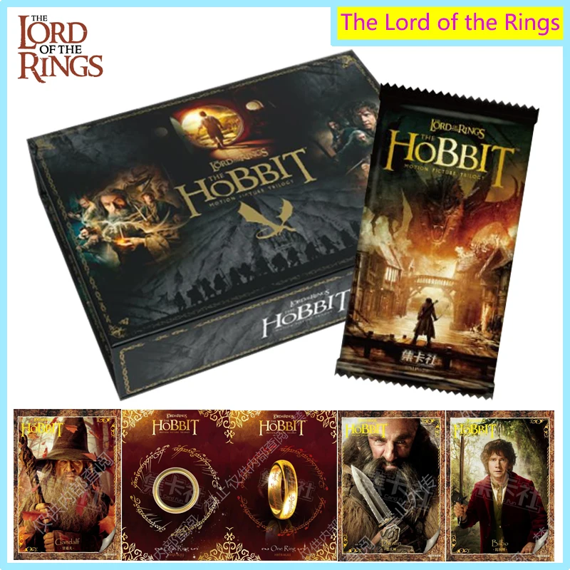 Nuovo The Lord Of The Rings The Hobbit Series Collection Cards Original Genuine Periferiche Game Card Bambini Regali Di Compleanno Giocattoli