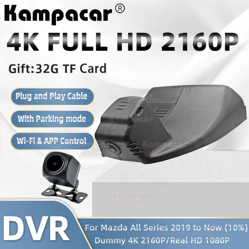 Mzd05-F 4K 2160P Dash Cam Car Dvr Camera Per Mazda Cx30 2.5 Turbo Per Mazda Cx-30 Skyactiv-Cx30 X Skyactiv-G Cx30 Skyactiv-D For Mazda Cx30 2.5 Turbo 