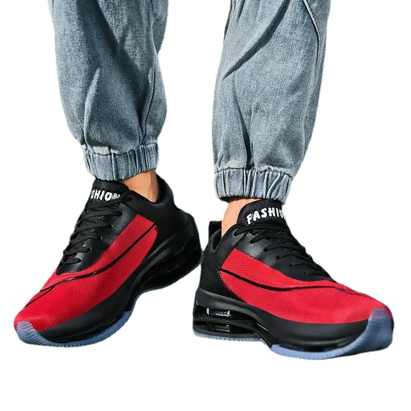 Sneaker Da Uomo Best Chunky Damping Double Air Cushion Resistente All'Usura Walking Man Jogging Trainers Triathlon Marathon Running Shoe