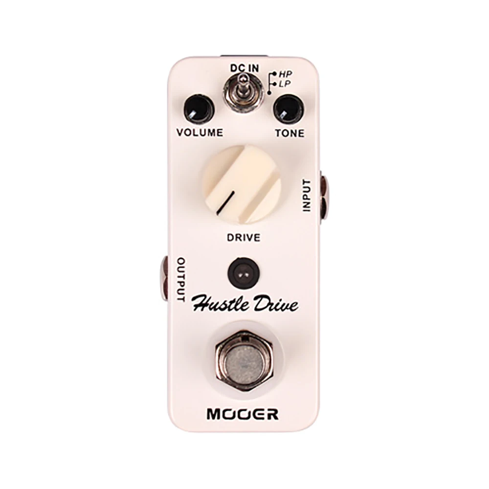 Mooer Hustle Drive Distortion Guitar Effect Pedal Guitar Part 2 Modalità Di Lavoro (Hp/Lp) Micro Guitar Pedal Tube-Like Drive Sound