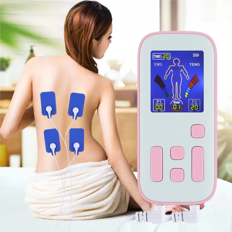 35 Modes Electric Tens Relax Muscle Stimulator Ems Acupuncture Body Massage Digital Therapy Slimming Machine Electrostimulator