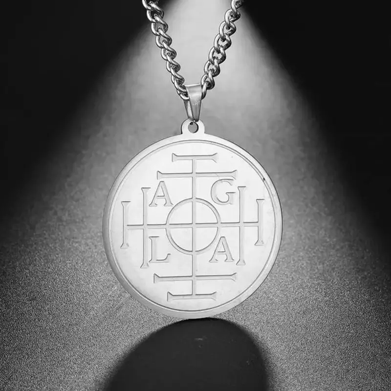 Dadapara Ruota Della Fortuna Sigillo Di Protezione Agla Salomone Kabbalah Collana Con Ciondolo Amuleto Da Uomo