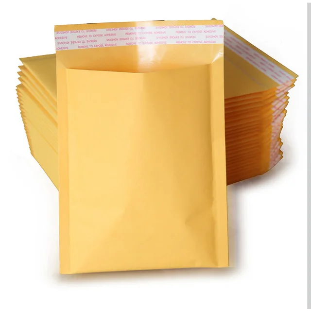 4.72X6.3 "120X160Mm Trasporto Pacchi Postali Borse Poly Mailer Buste Imbottite Universale Mailing Kraft Bolla Sacchetto A Chiusura Automatica 50