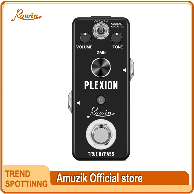 Rowin Lef-324 Pedale Plexion Per Chitarra Distorsione Analogica Pedali Effetto Plexion Suono Come Marshall Jcm800