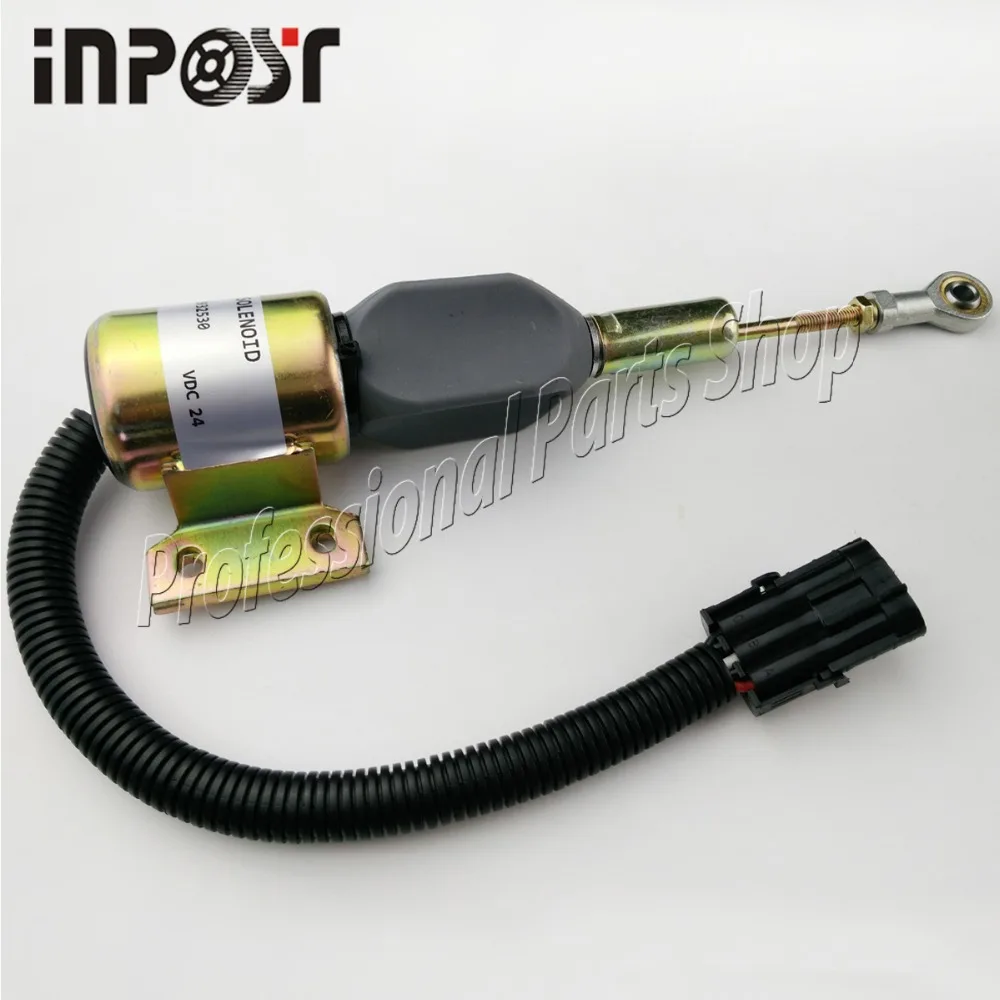 3932530 24V Motore Diesel Shut Off Elettrovalvola Sa-4756-24 Per Cummins 4Bt, 6Bt5. 9 Escavatore
