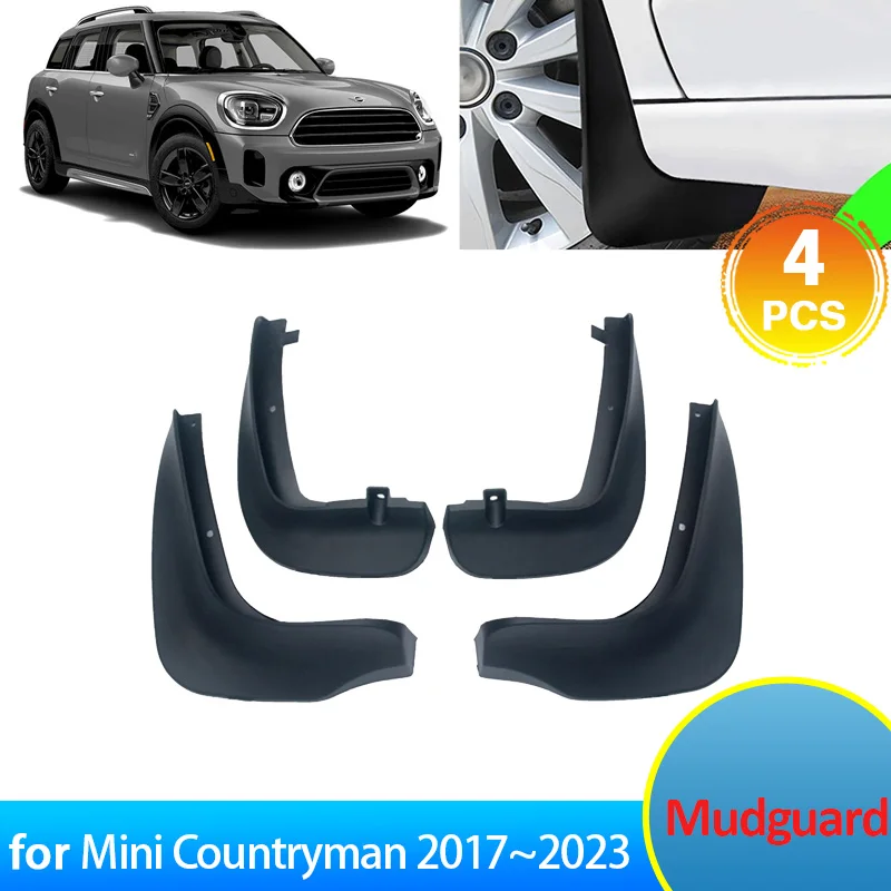 Auto Per Mini Countryman 2019 Paraspruzzi F60 2017 ~ 2023 2022 2021 2020 2018 Accessori Parafanghi Paraspruzzi Parafango Flare Wheel
